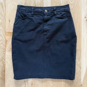 American Apparel Vintage Black Pencil Skirt